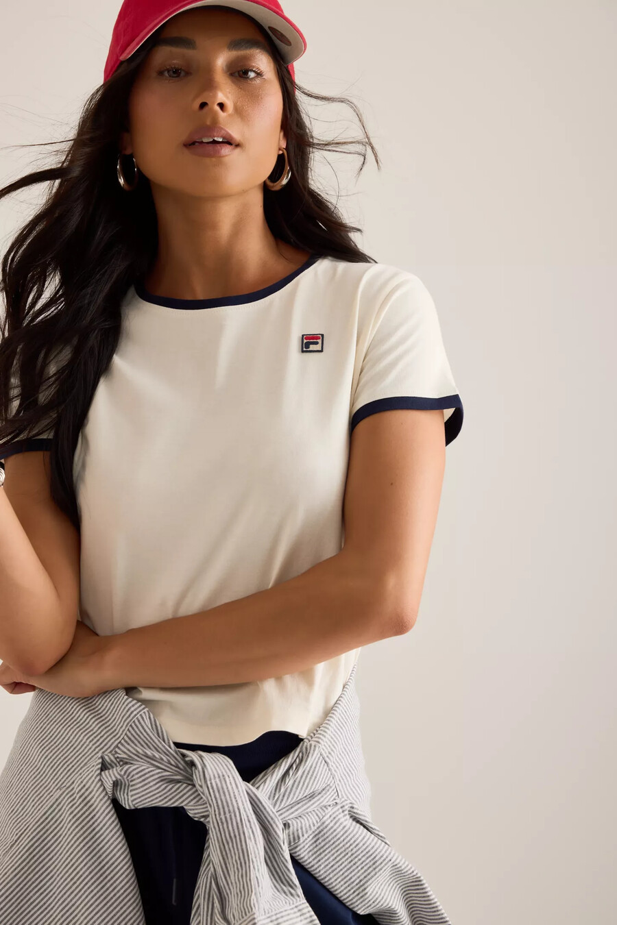 camiseta de bebé fila azzura