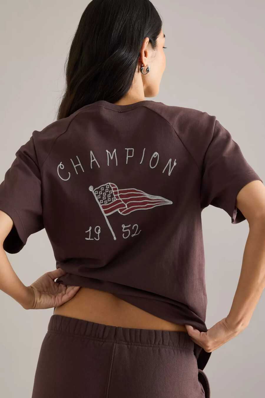 camiseta de manga raglán champion