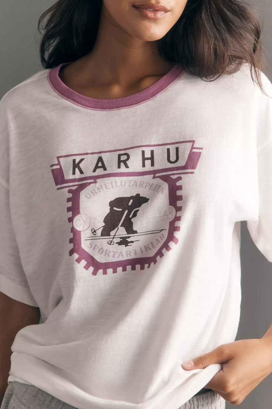 camiseta gráfica extragrande daily practice x karhu