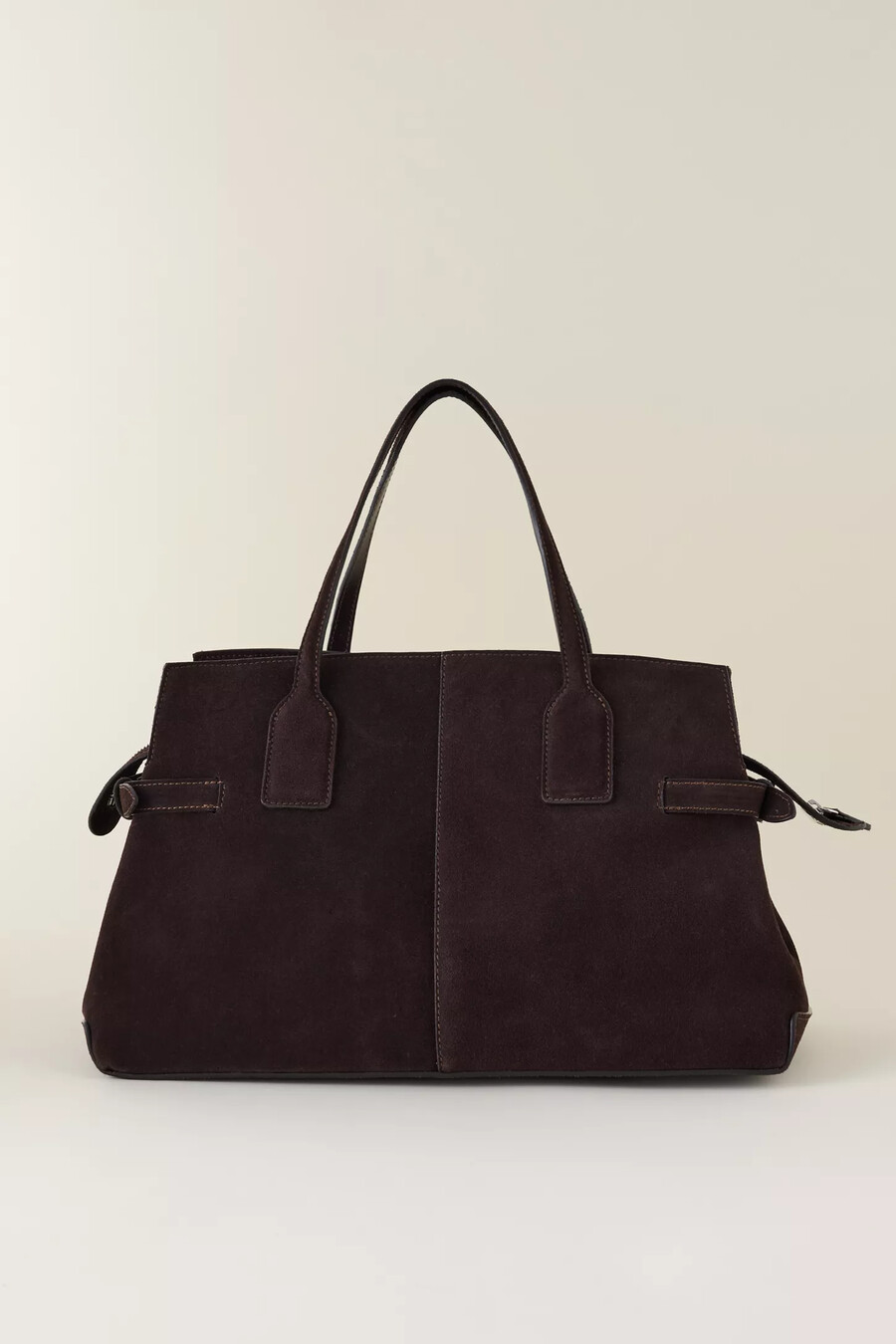 bolso bowler de ante lisa flattered
