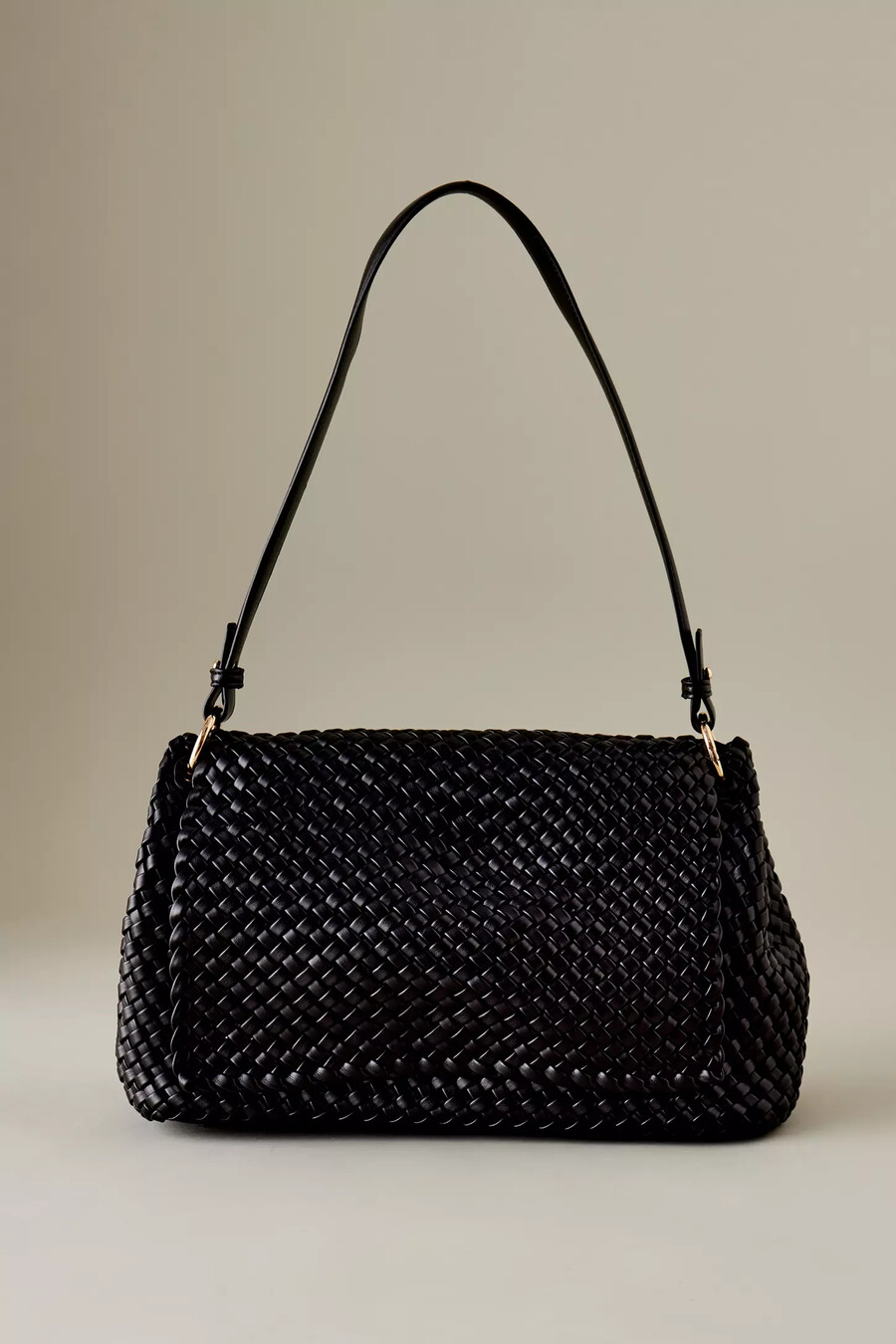 bolso de hombro tejido melie bianco