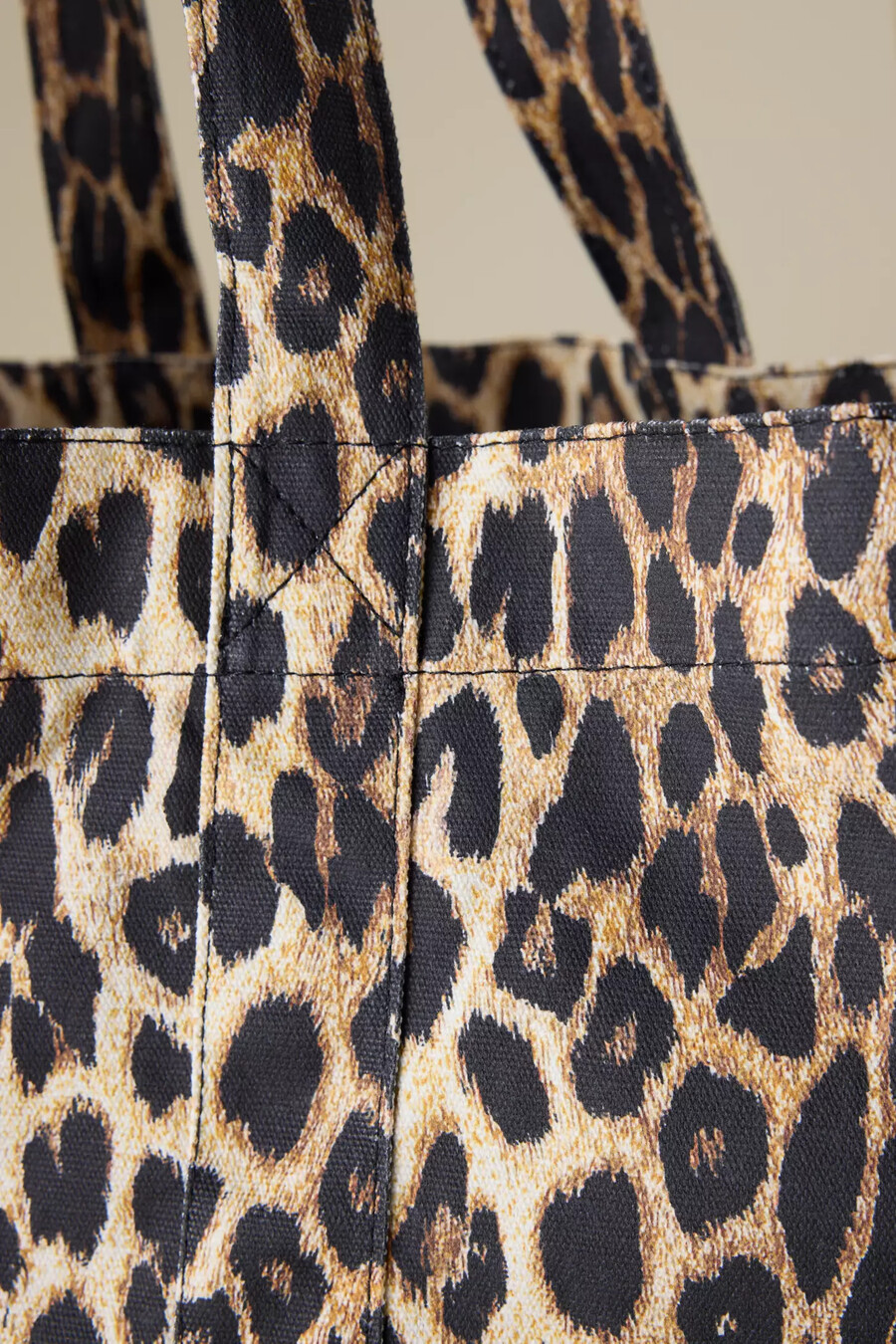 bolso tote de leopardo de damson madder