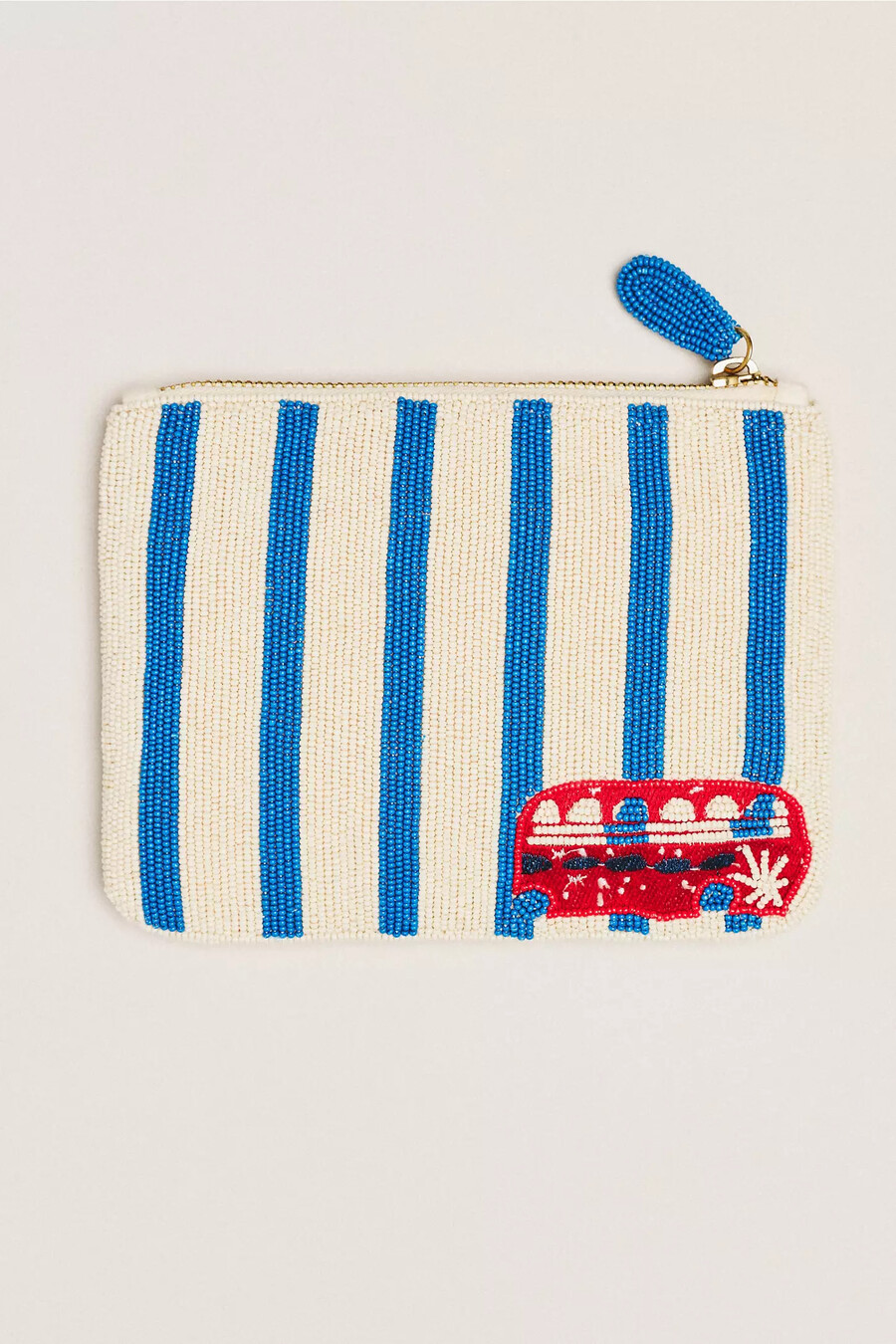 bolso de mano con cuentas de daniella manini