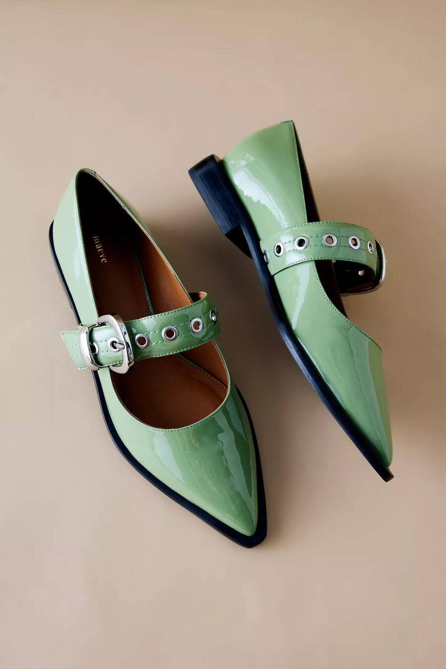 zapatos mary jane de punta puntiaguda de maeve