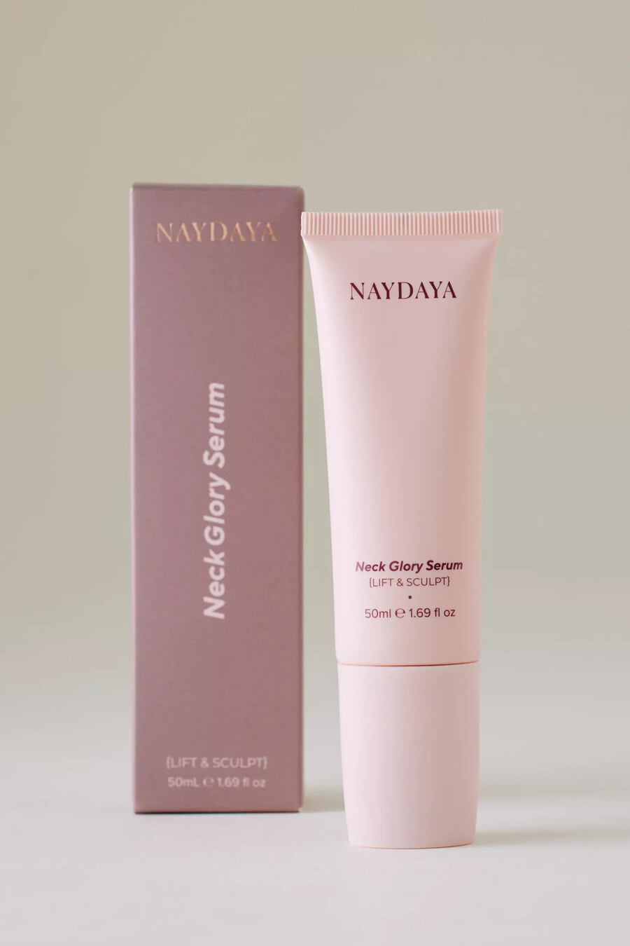 suero reafirmante y esculpido neck glory de naydaya