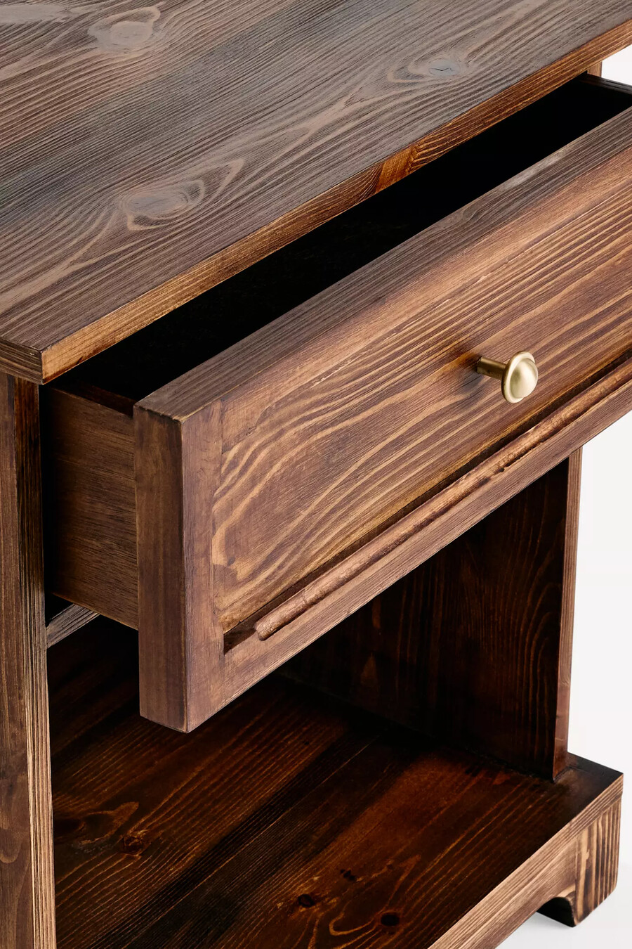 mesa auxiliar de madera whitney