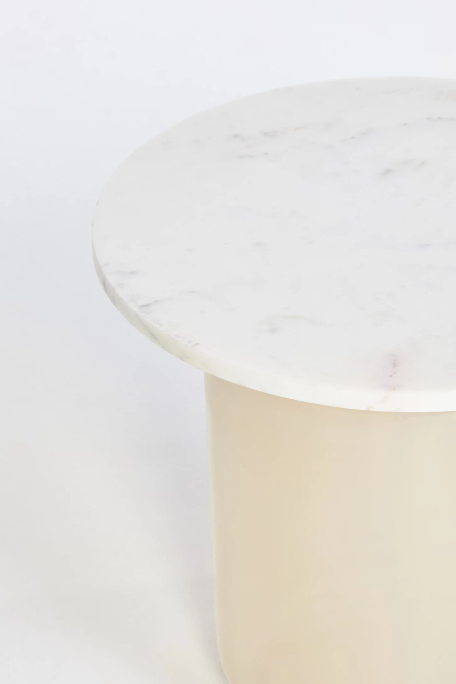 mesa auxiliar corta de cristal infinity