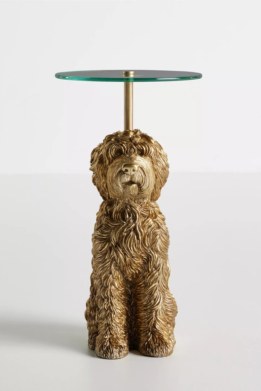 la mesa auxiliar con icono de perro