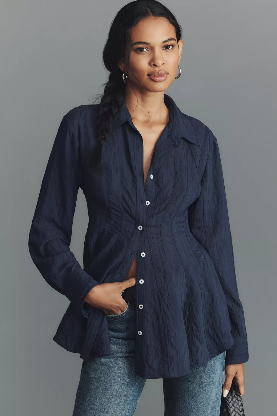 camisa túnica entallada maeve