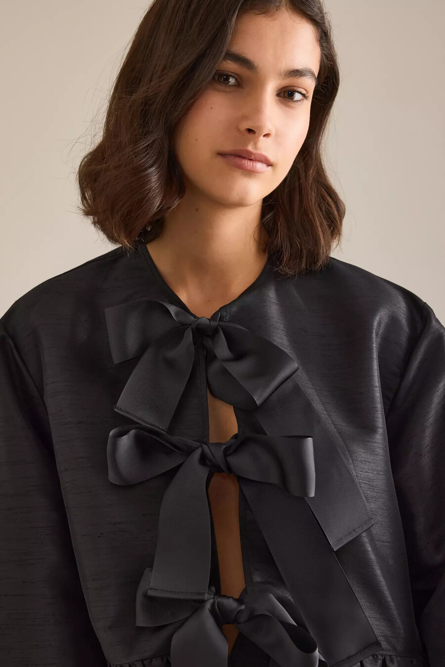 blusa con lazo stella nova