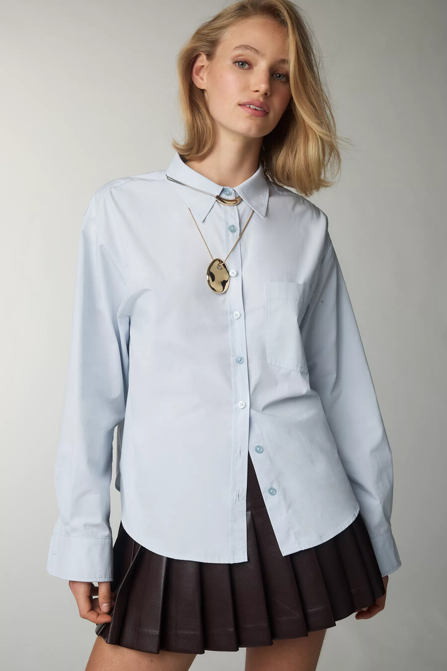 la camisa abotonada shrunken bennet de maeve