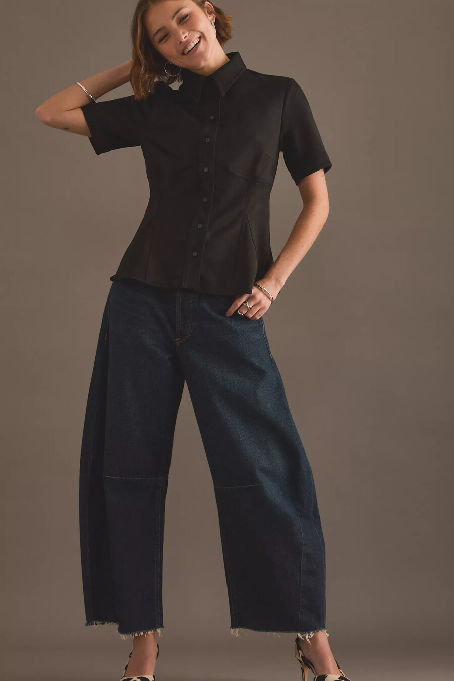 blusa exquise nara de ante sintético