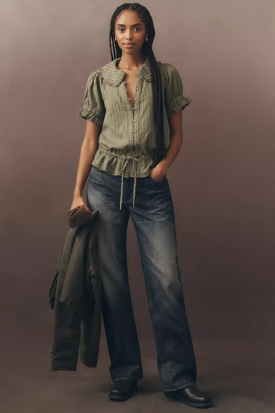 la blusa peplum con lazo keira de pilcro