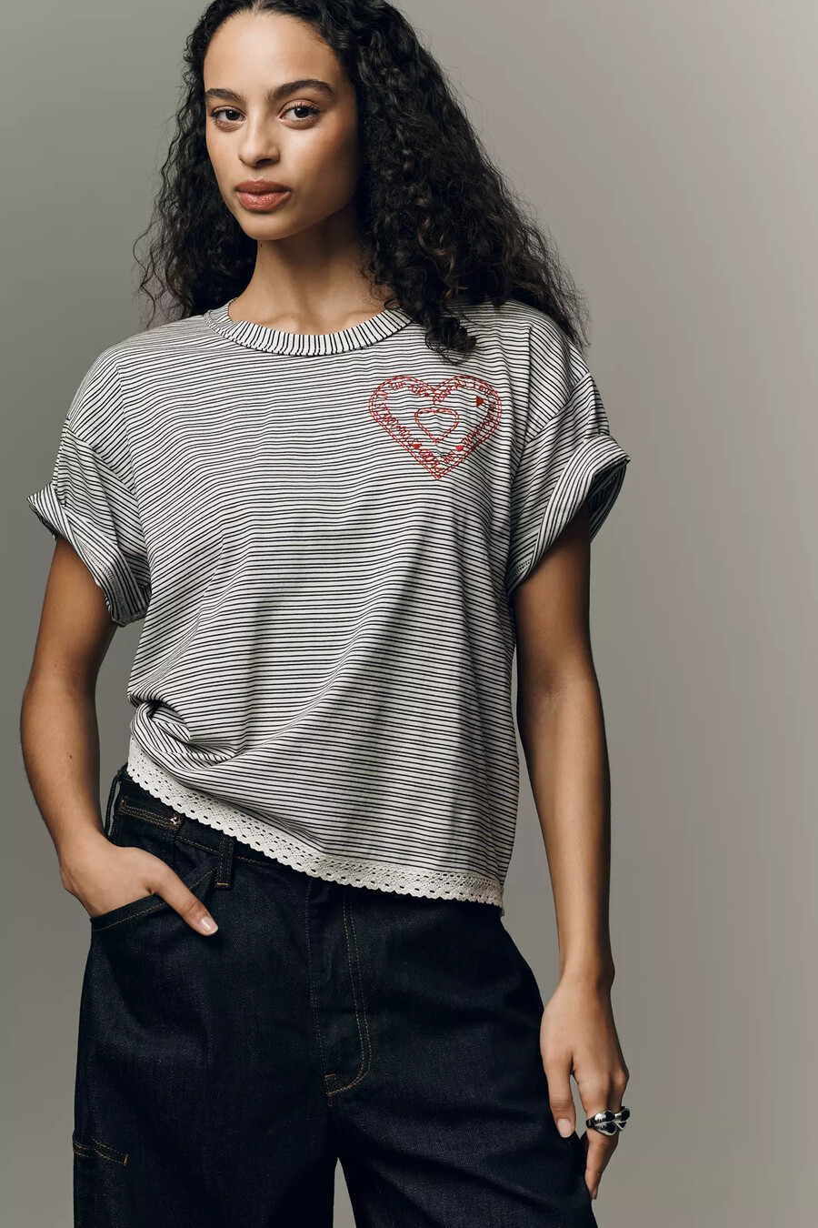 camiseta gráfica pilcro yours truly