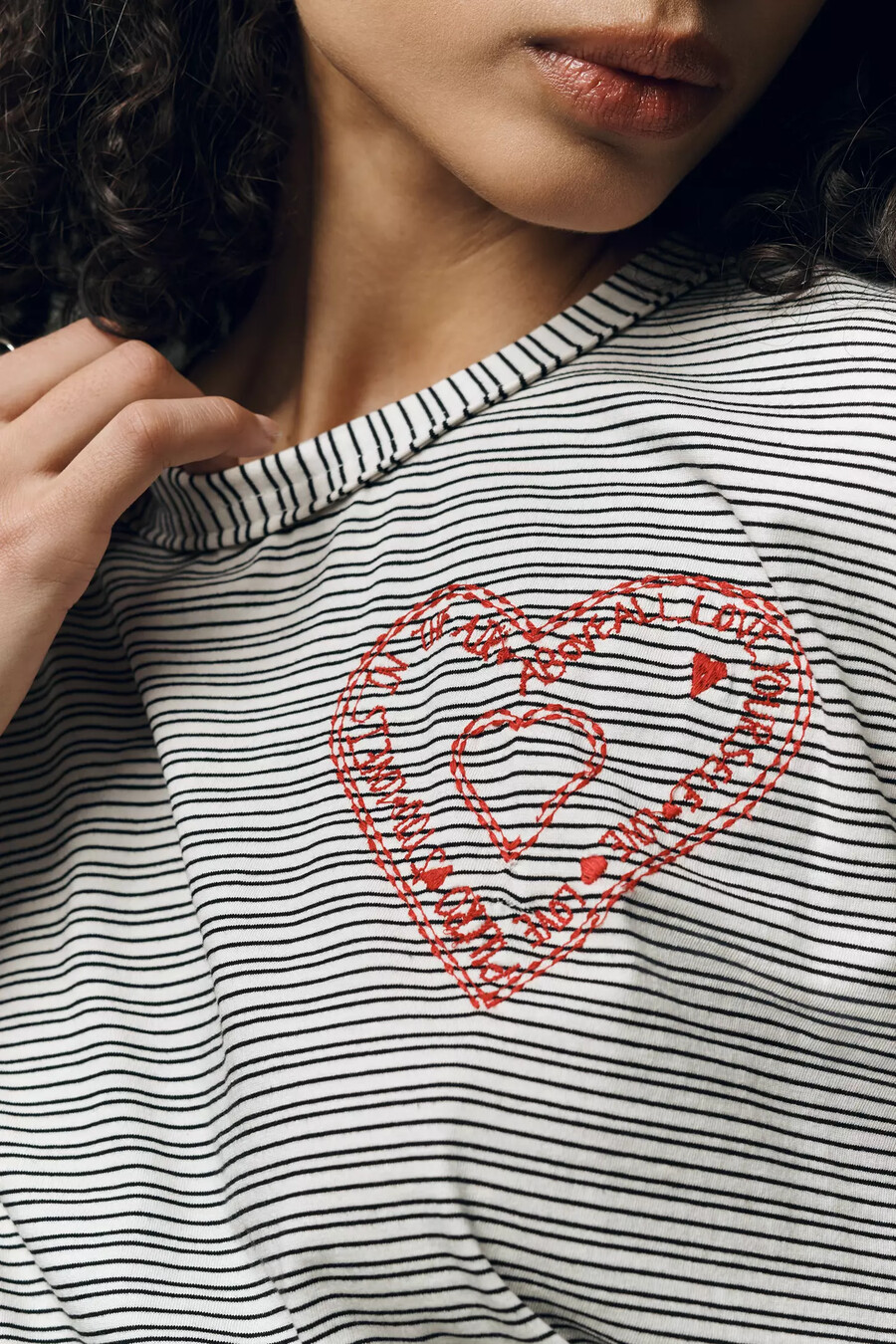camiseta gráfica pilcro yours truly