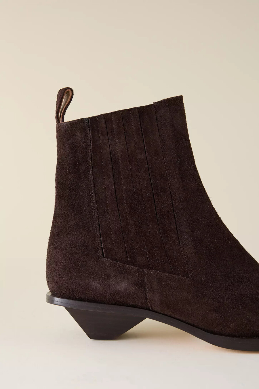 botas de ante índigo halagadas