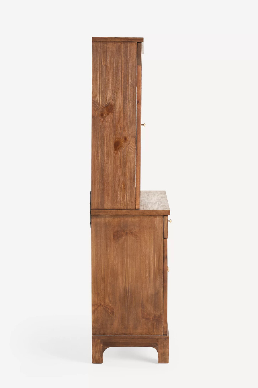 gabinete de madera con cortina whitney