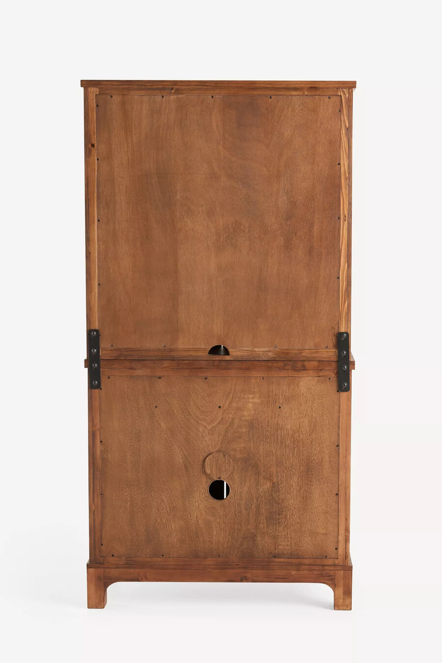 gabinete de madera con cortina whitney