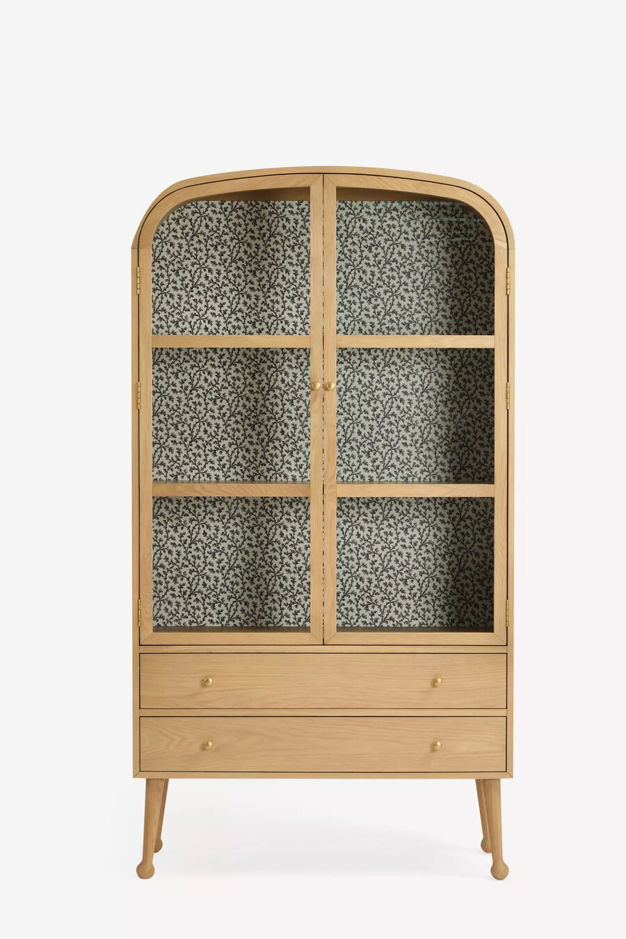 gabinete de curiosidades de roble moretti
