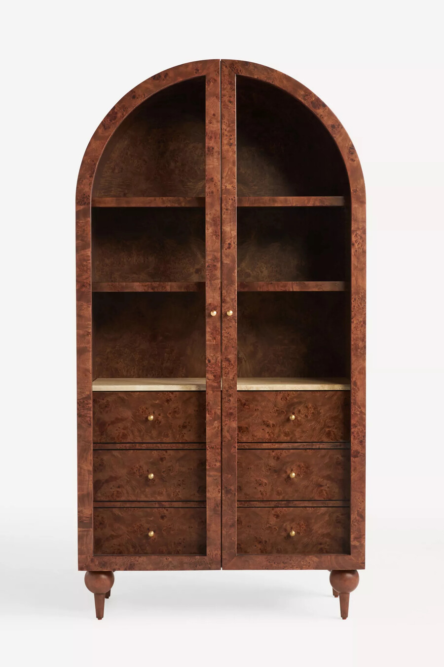 gabinete de almacenamiento de madera de fresno helecho