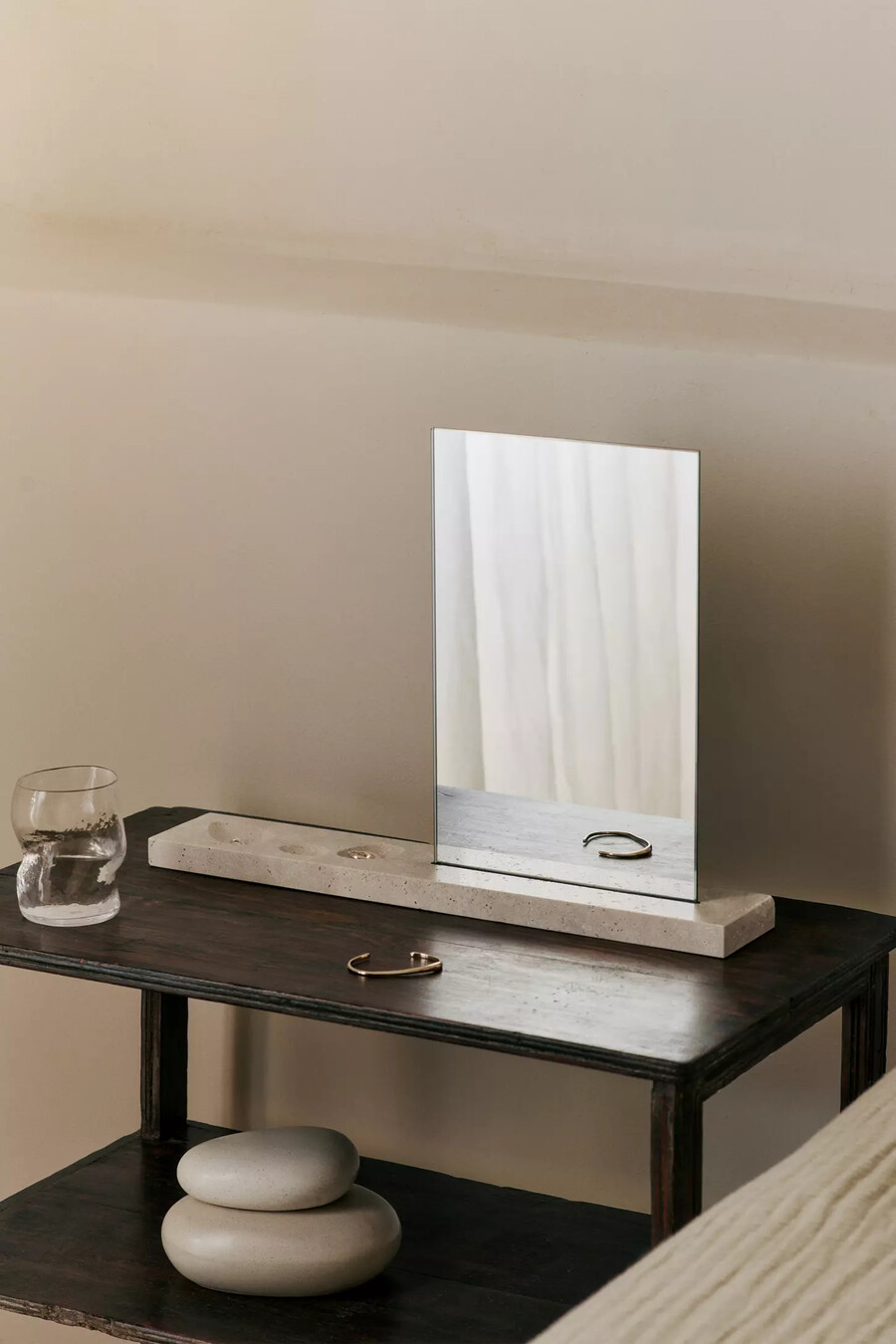 espejo de mesa caseta de ferm living