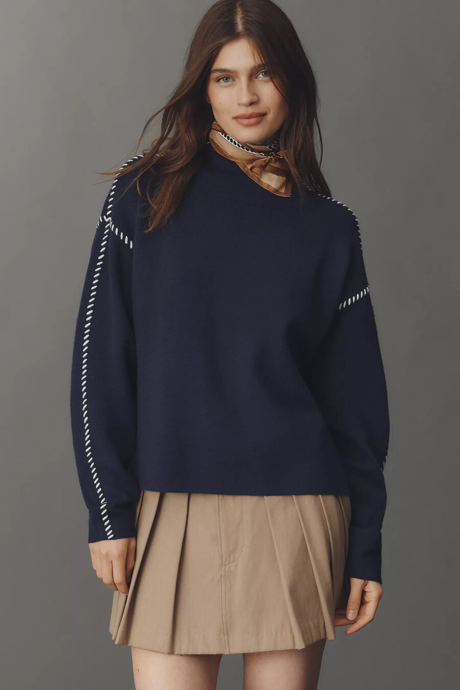 jersey de cuello alto maeve carys jersey