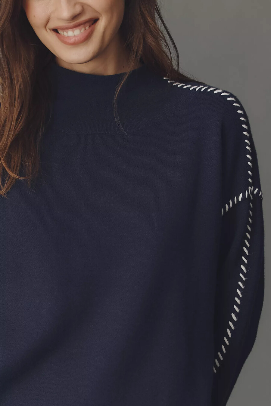 jersey de cuello alto maeve carys jersey