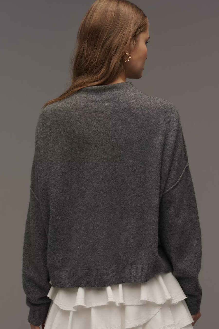 jersey de cuello alto de cachemira alani jersey