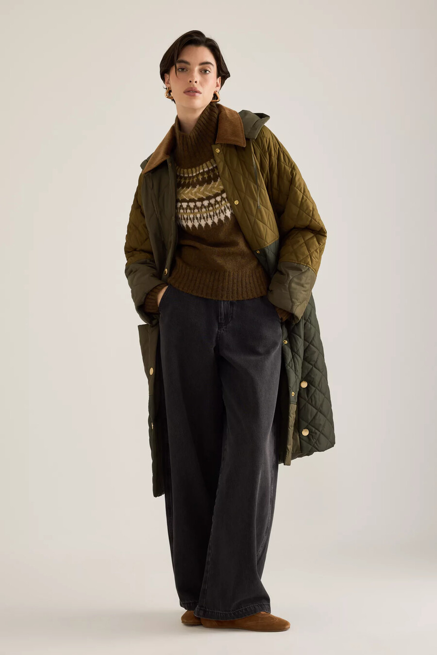 jersey de cuello alto barbour lorrie