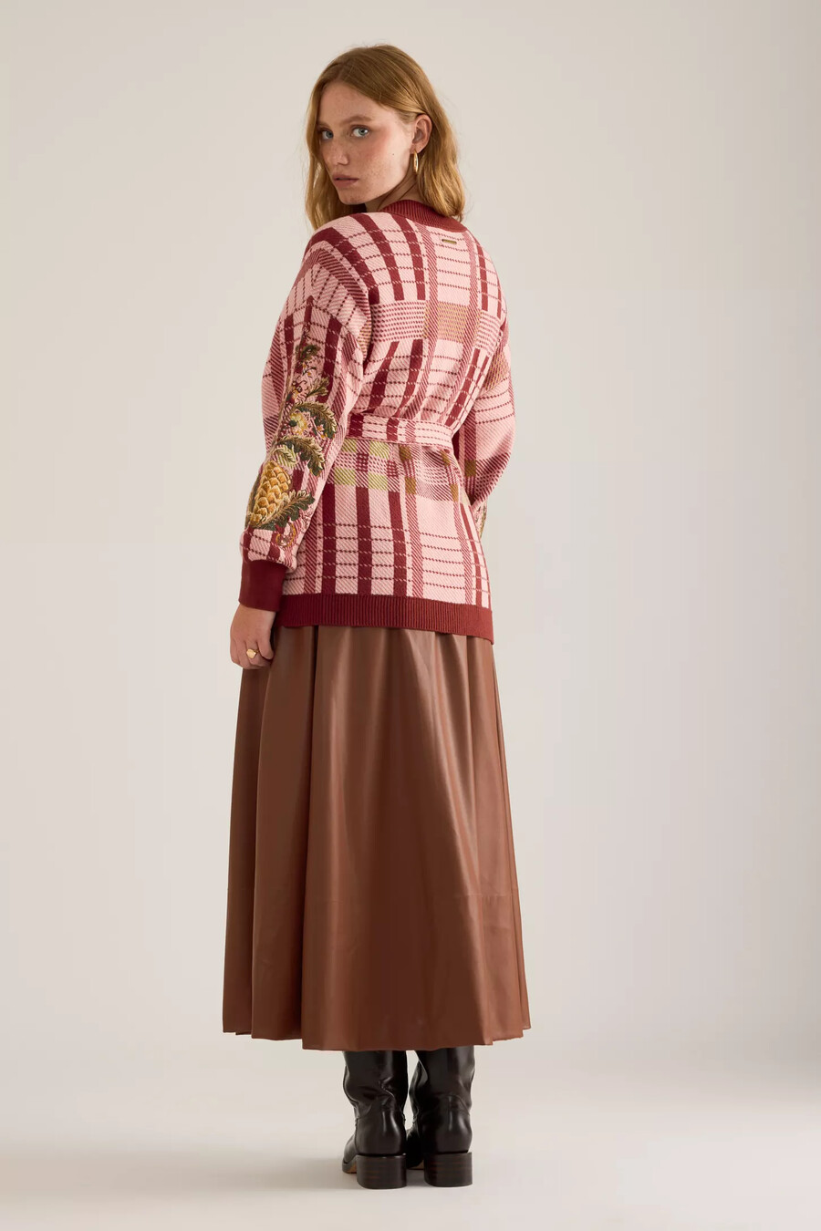 cárdigan barbour x farm rio luisa