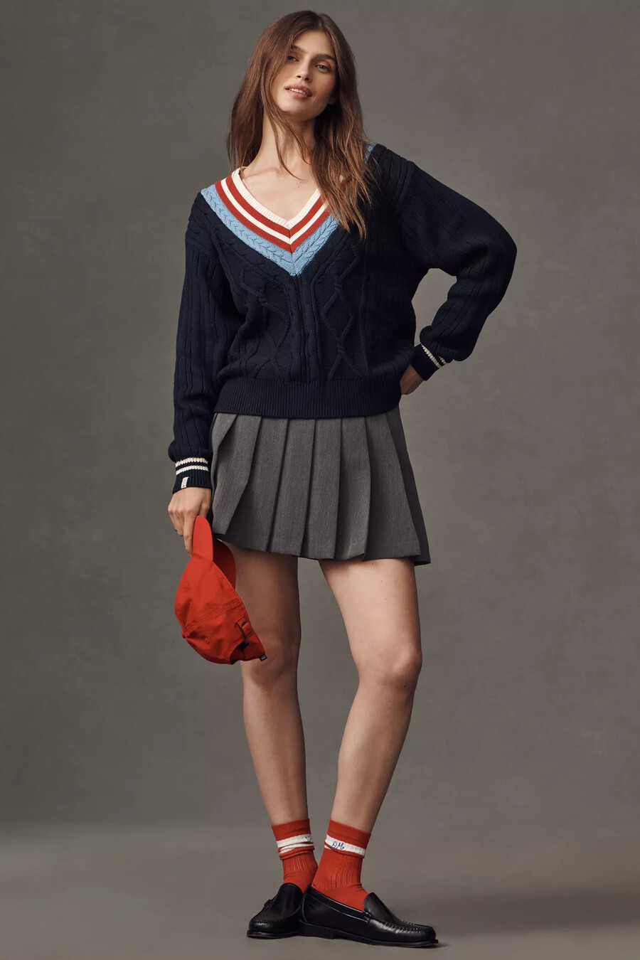 jersey de cuello en v josette de the upside x anthropologie