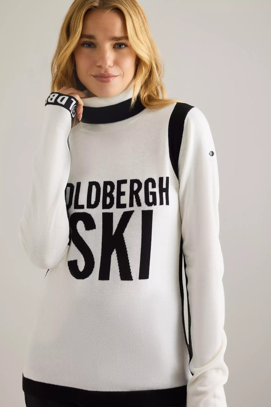 jersey de mezcla de lana de manga larga noemi de goldbergh