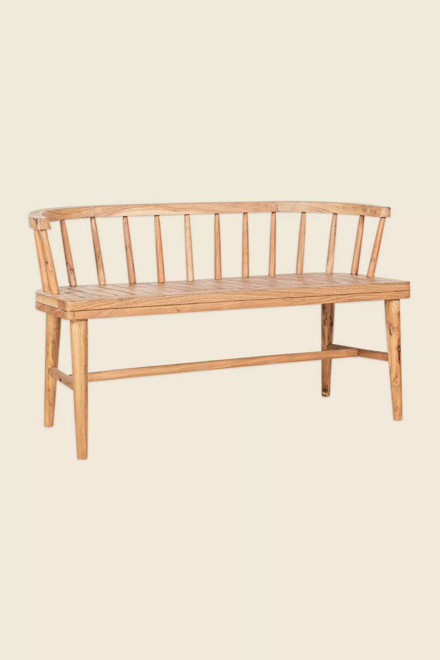 banco de madera de acacia nkuku tipu