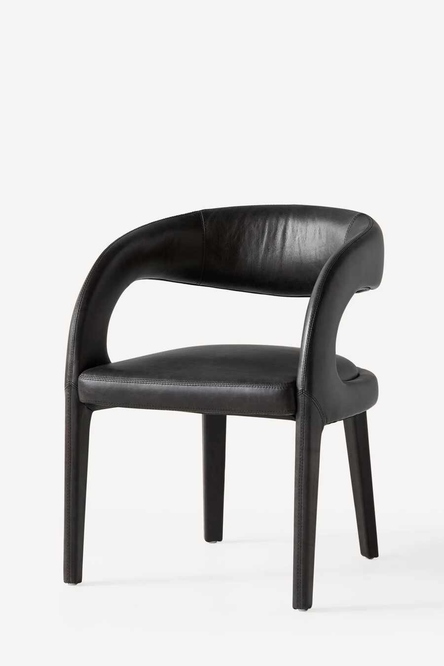 silla de comedor de cuero hagen