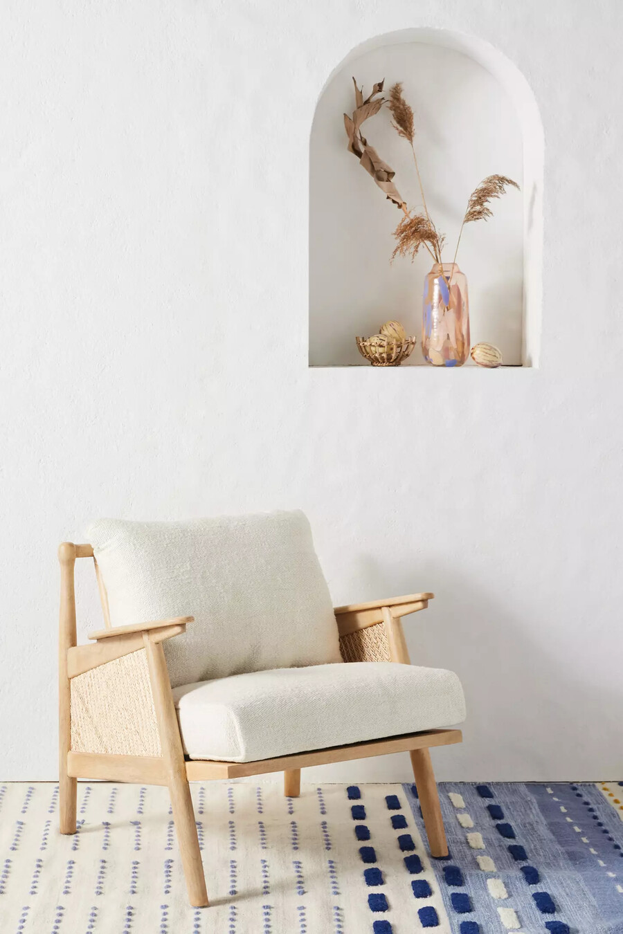 silla de caña de lino