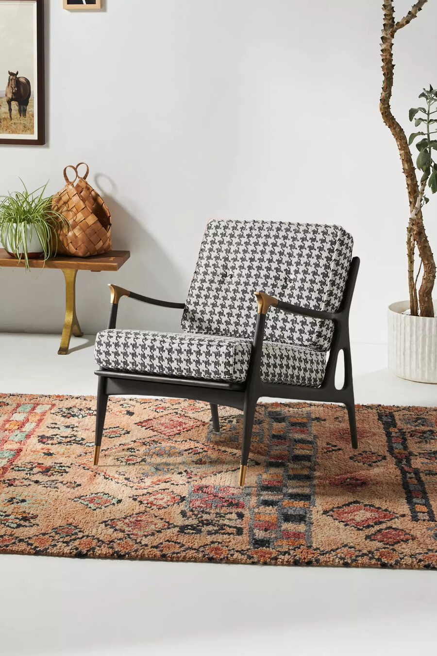 sillón haverhill houndstooth