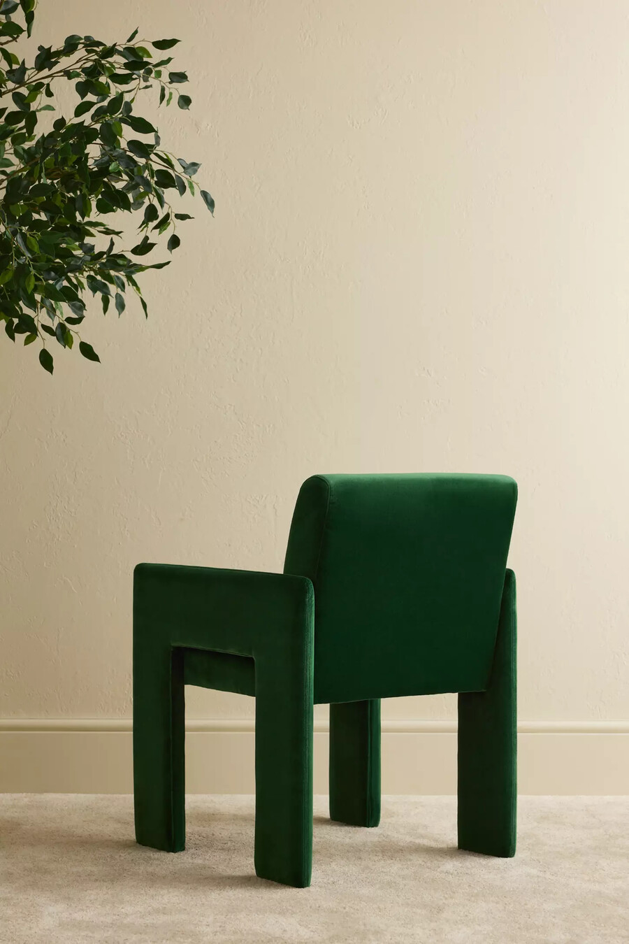 silla de comedor de terciopelo lydia