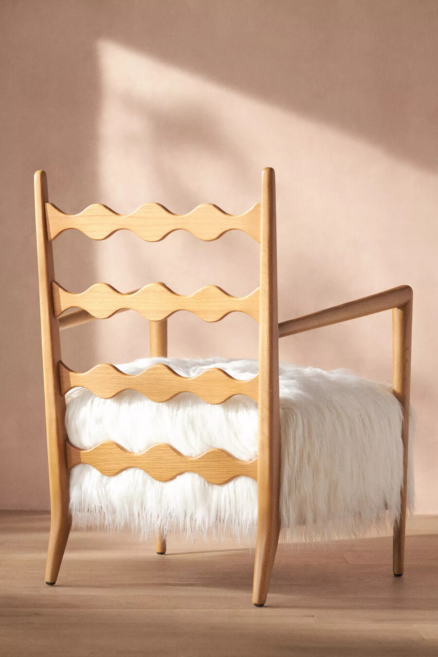 silla decorativa de piel sintética katie hodges