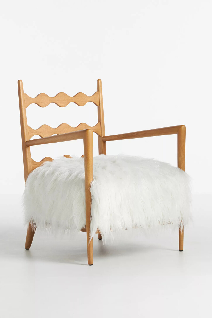 silla decorativa de piel sintética katie hodges