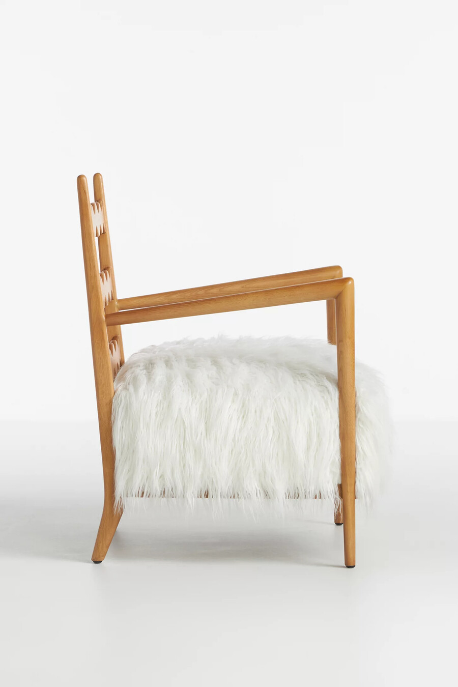 silla decorativa de piel sintética katie hodges