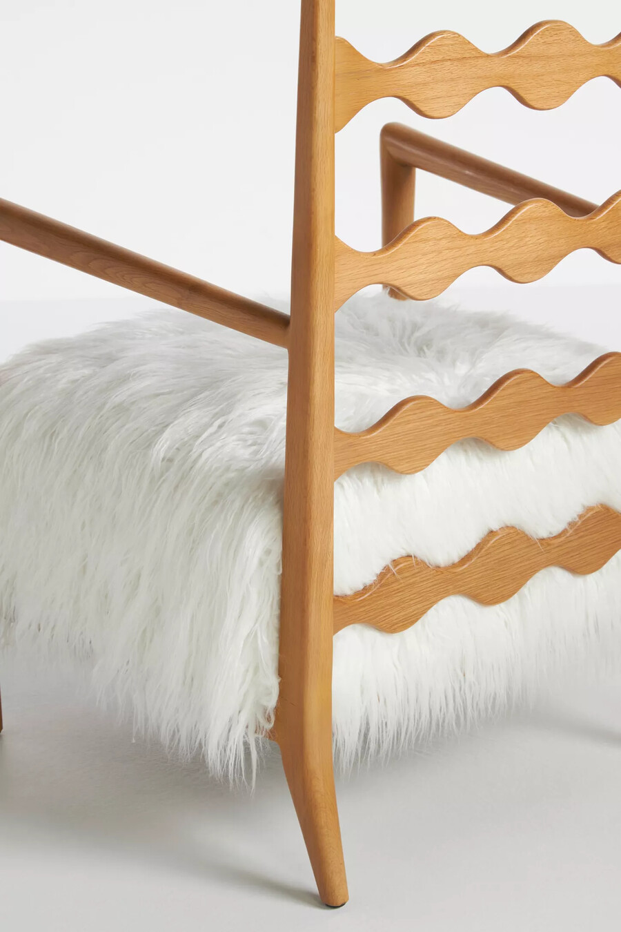 silla decorativa de piel sintética katie hodges