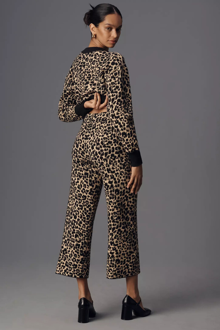 pantalones anchos de punto colette de maeve