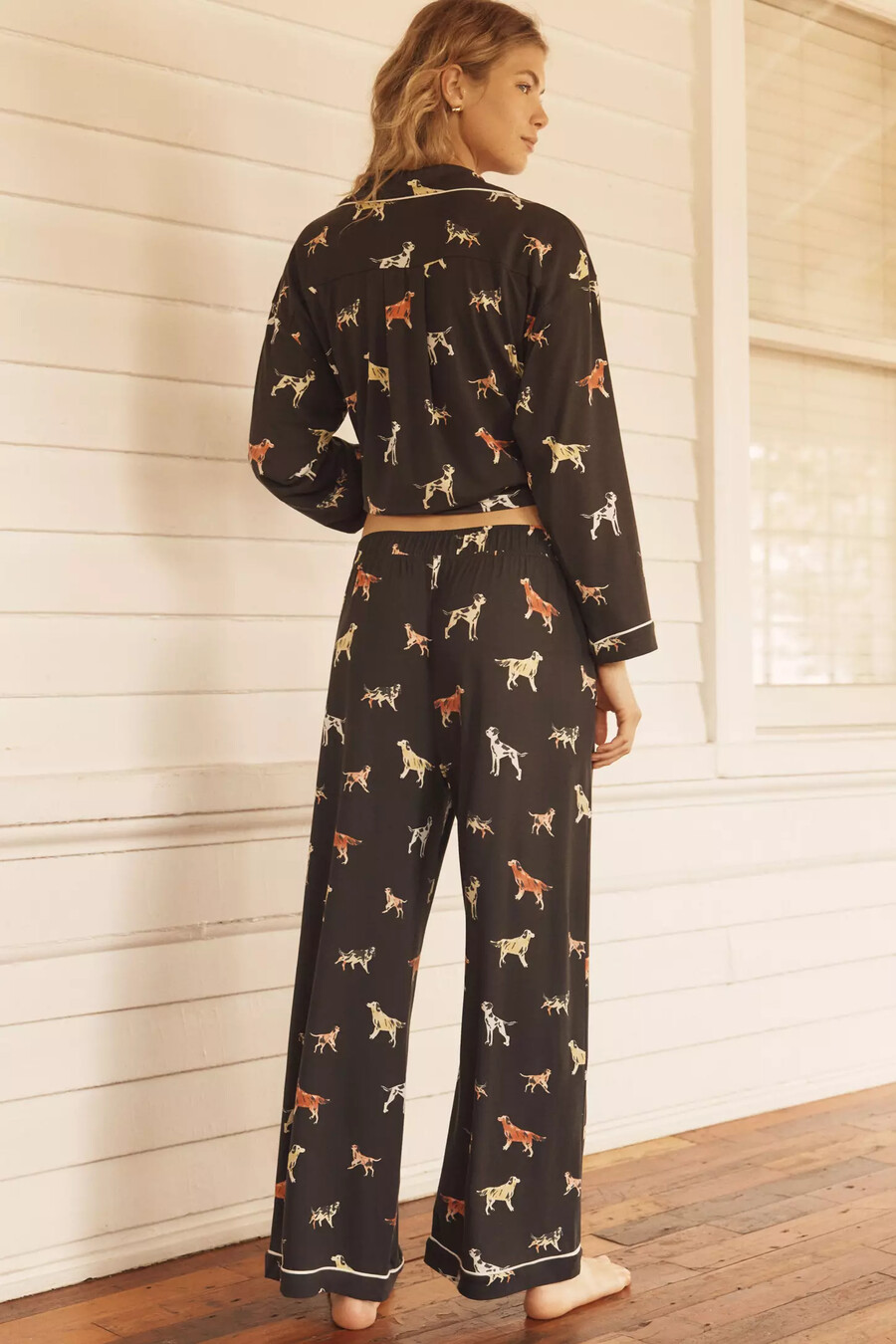 pantalones de pijama con ribete de briar