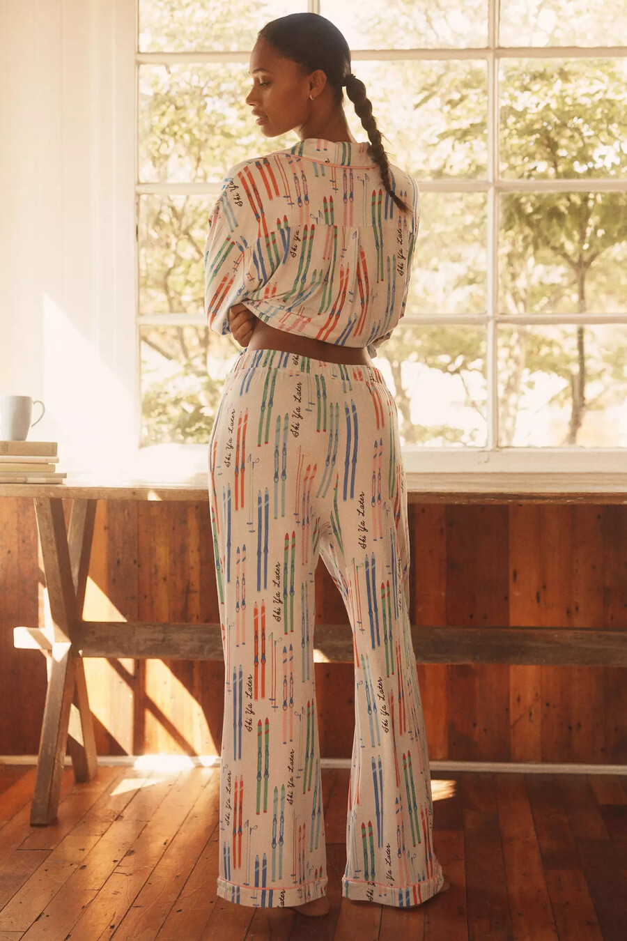 pantalones de pijama con ribete de briar