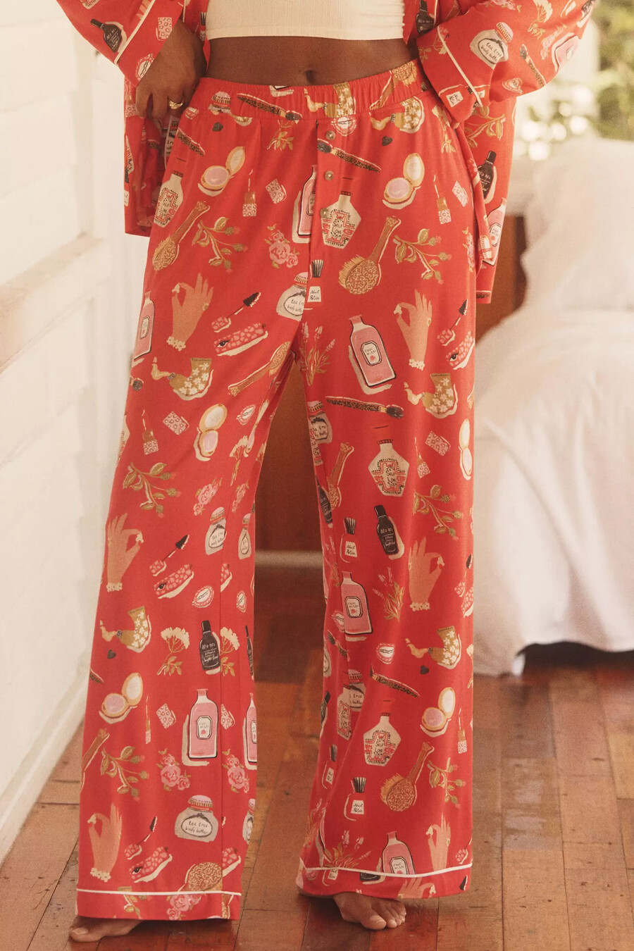 pantalones de pijama con ribete de briar