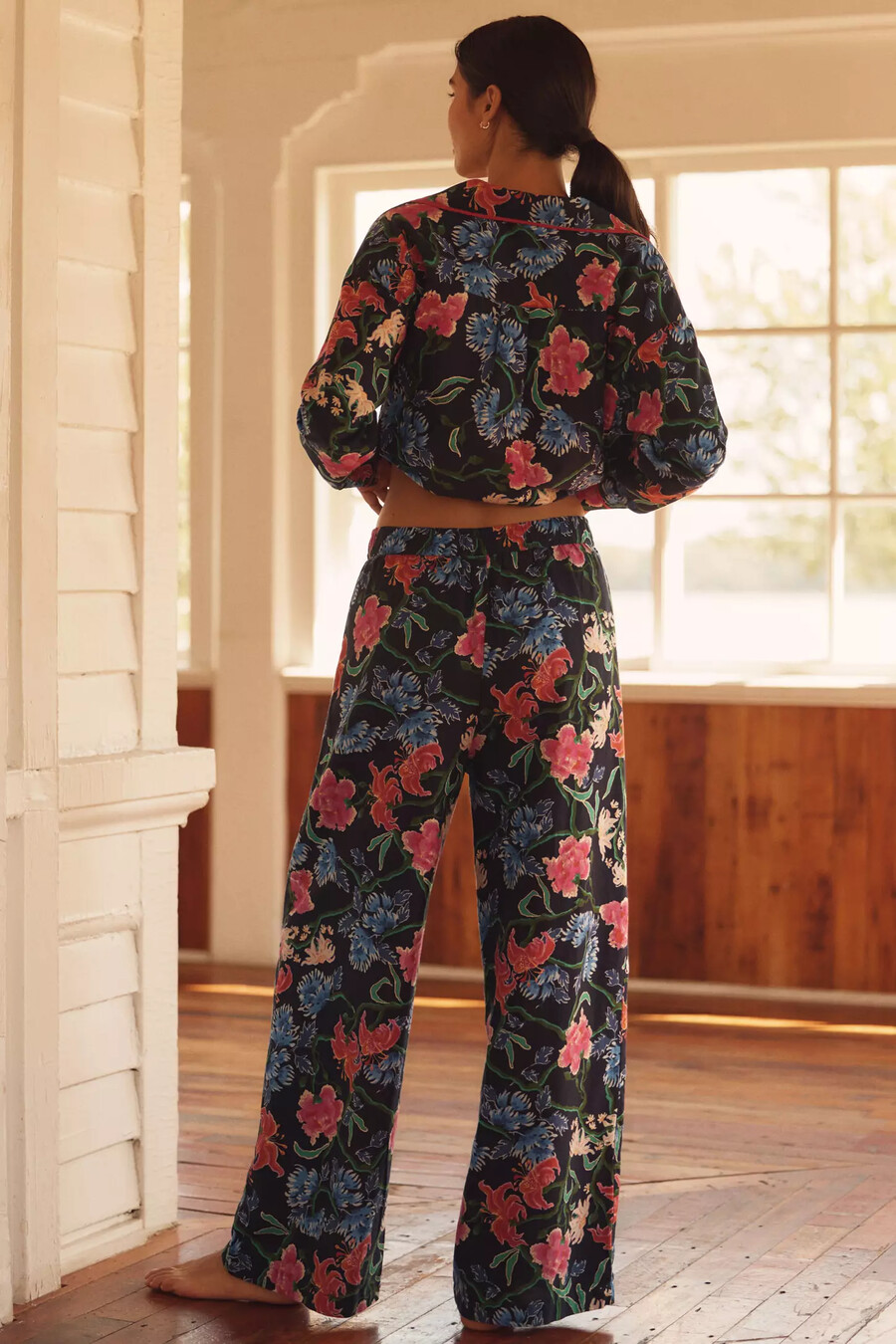 pantalones de pijama de franela lyrebird