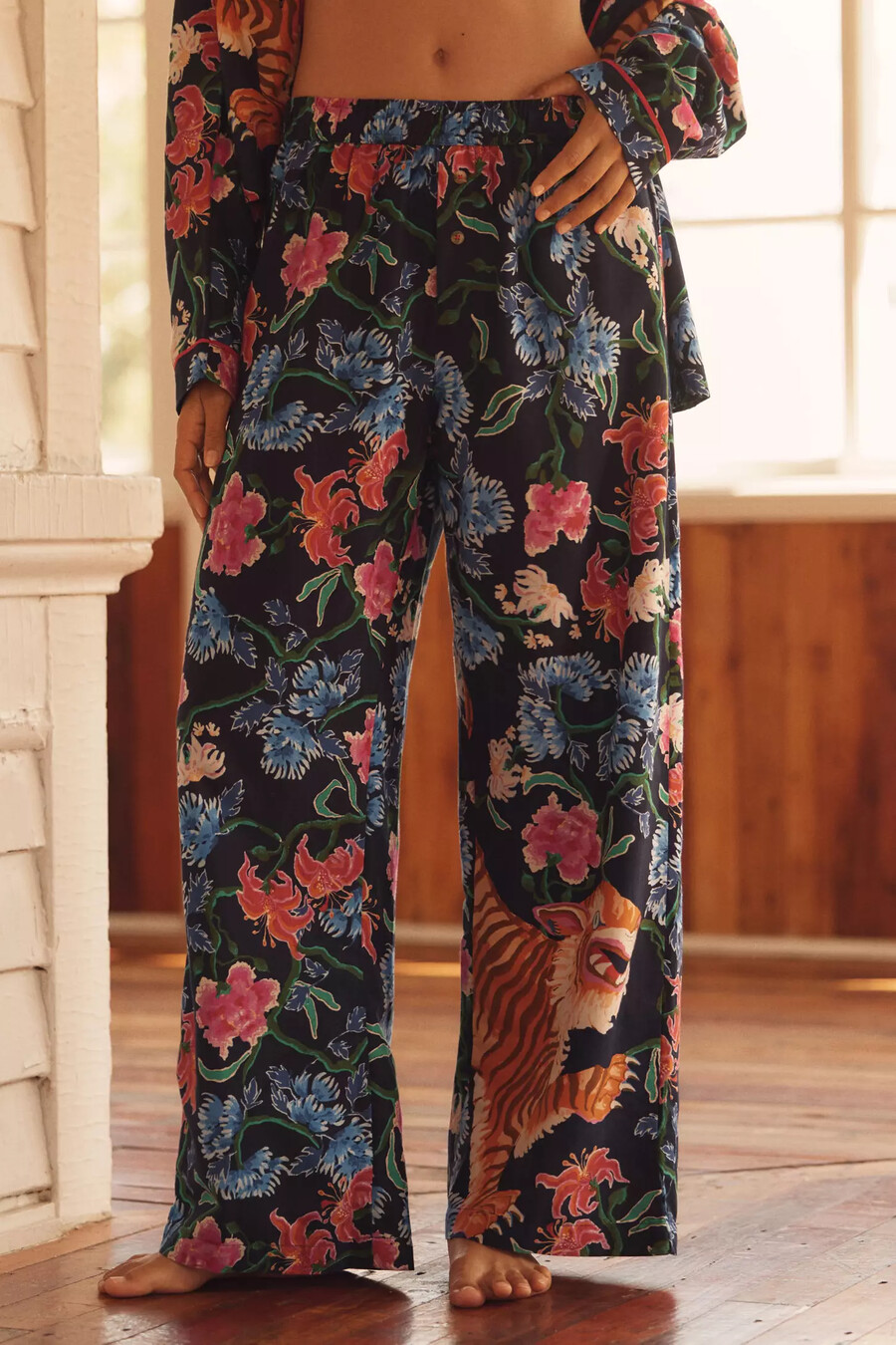pantalones de pijama de franela lyrebird