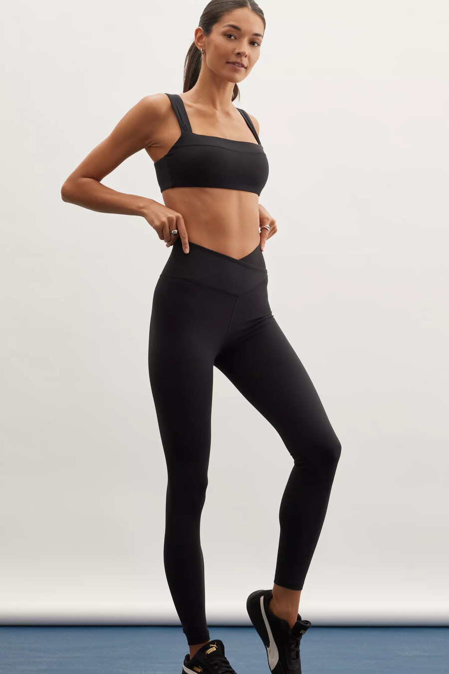 leggings de cintura alta envolventes tala dayflex