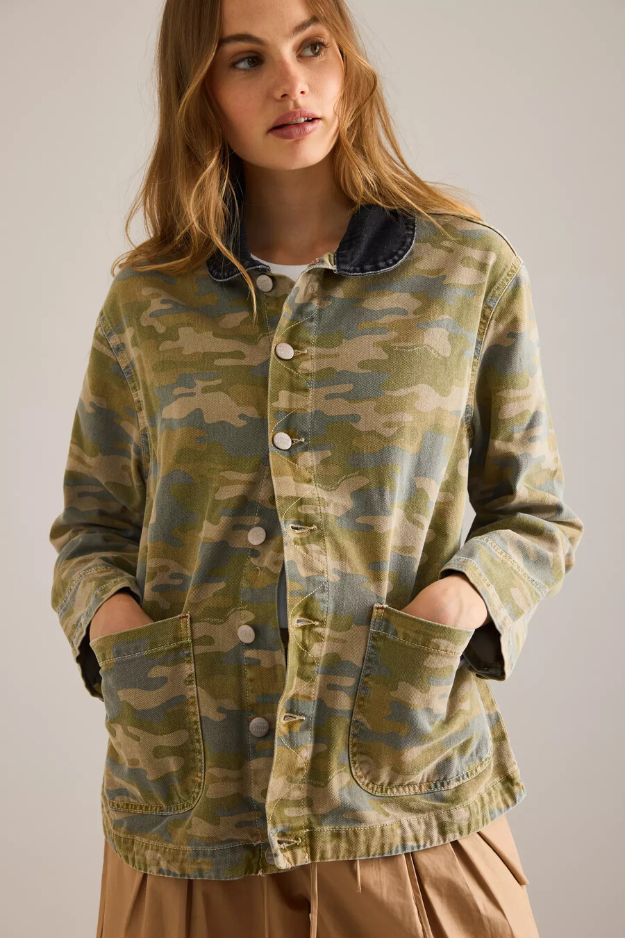chaqueta de camuflaje francis de damson madder