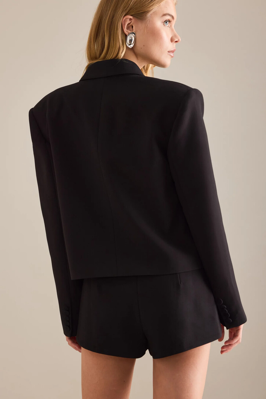 blazer corto cruzado jezel de bardot